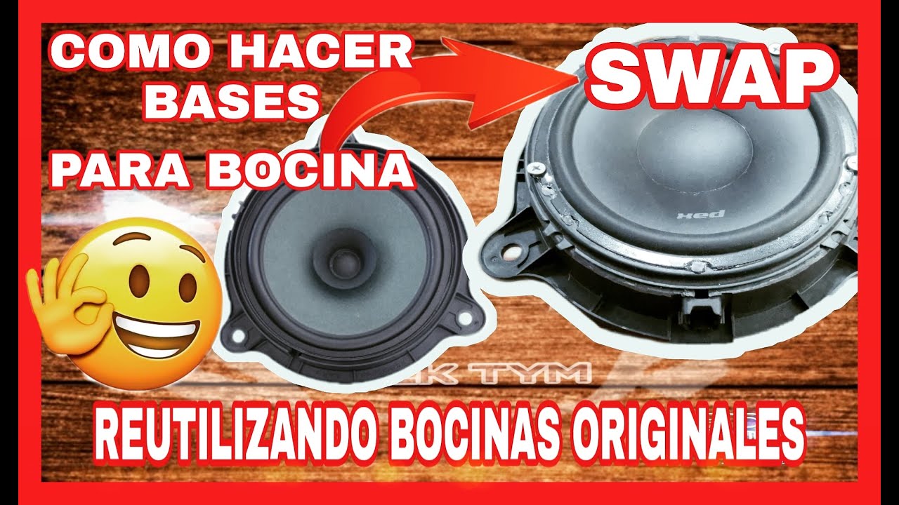 COMO HACER BASES DE BOCINA / NISSAN VERSA / SUPER FACIL
