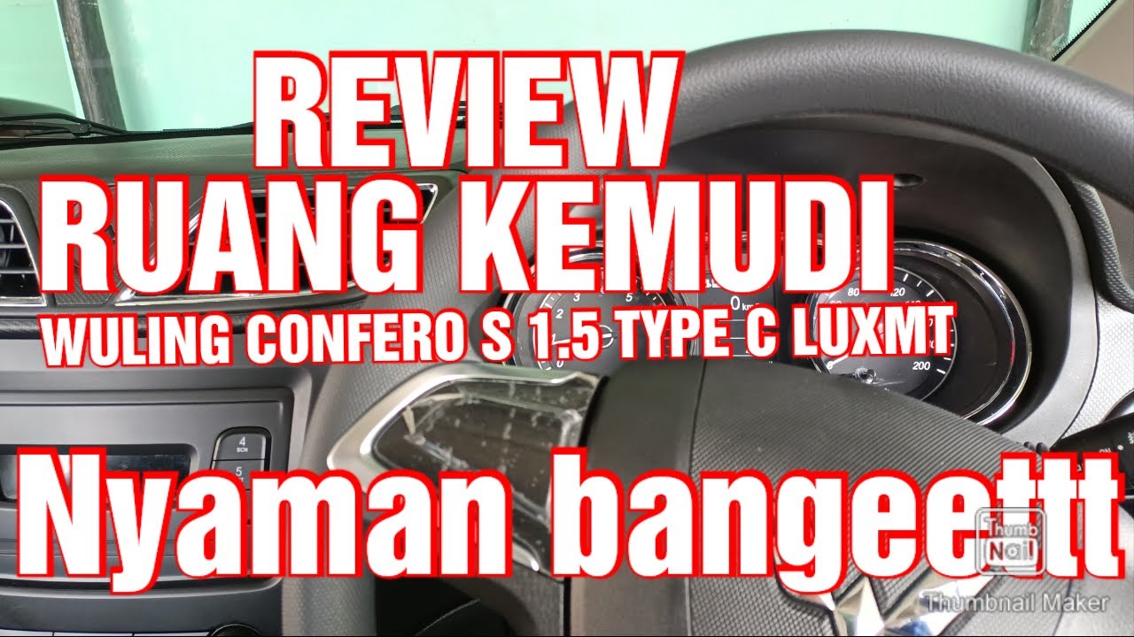Review Ruang Kemudi di wuling confero S 1.5 Type C LUXMT 2021