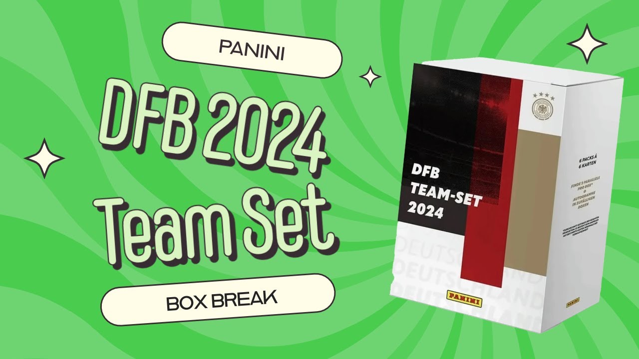 🎉 Panini DFB Team Set 2024 – Unboxing (deutsch)
