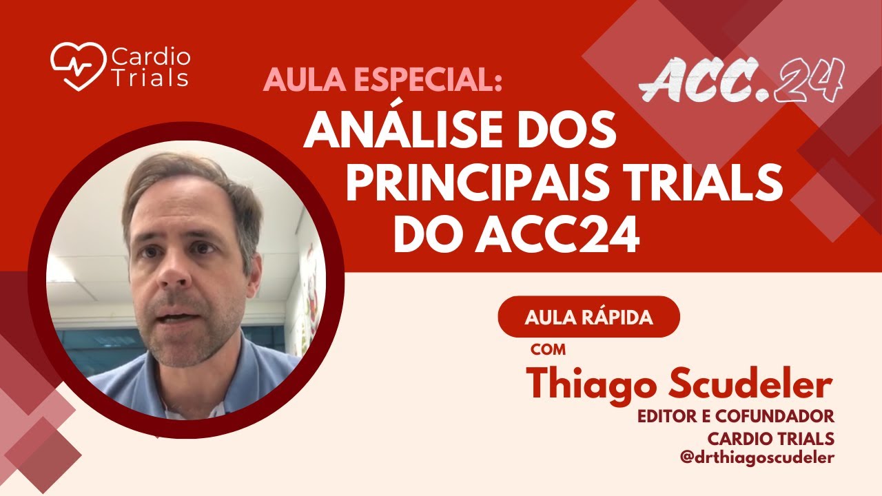 Análise dos principais Trials apresentados no congresso ACC 2024