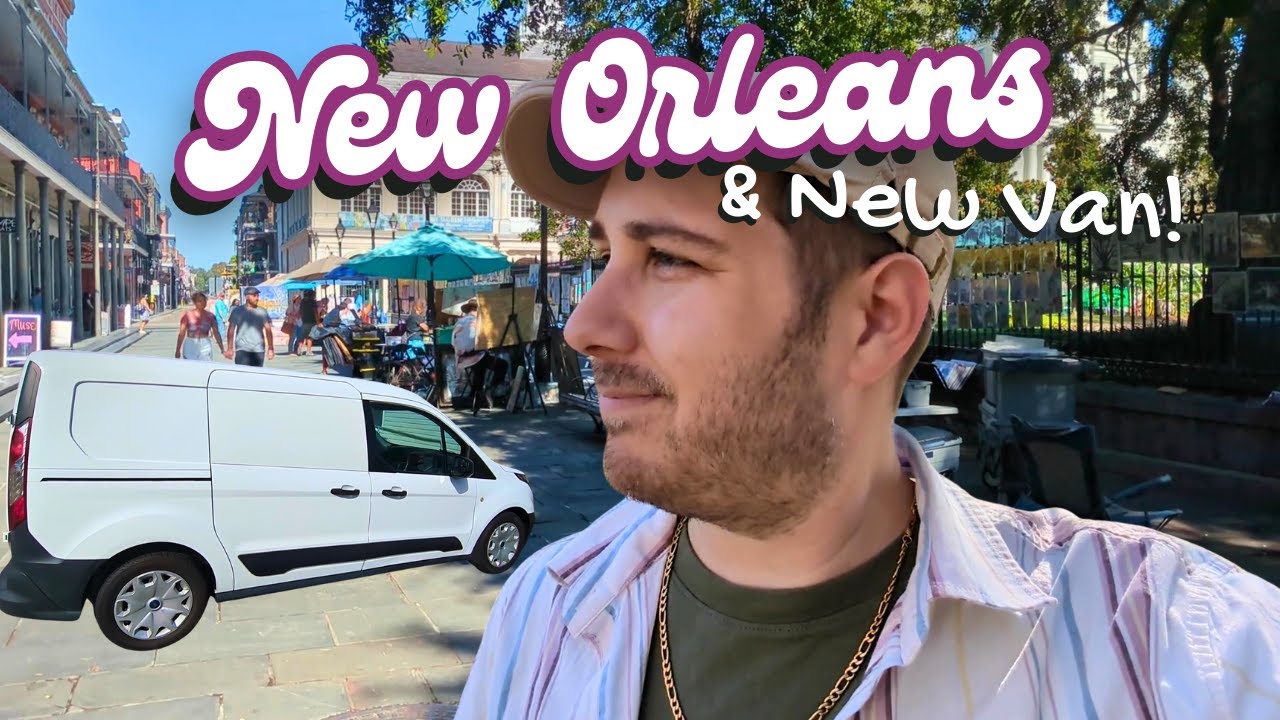 New Orleans Vlog! Coffee, Cafe Du Monte Beignet's & I bought a NEW Van...