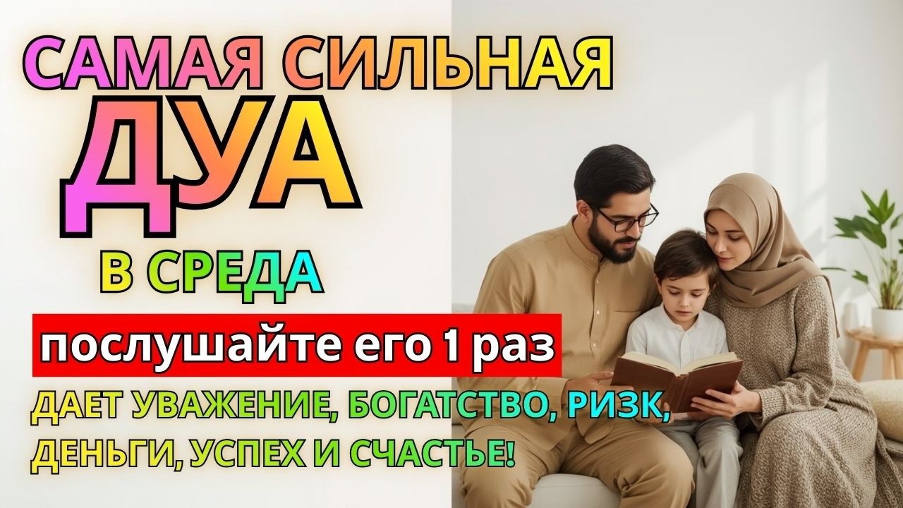 САМАЯ СИЛЬНАЯ Дуа в СРЕДА Все желания сбываются! #дуа