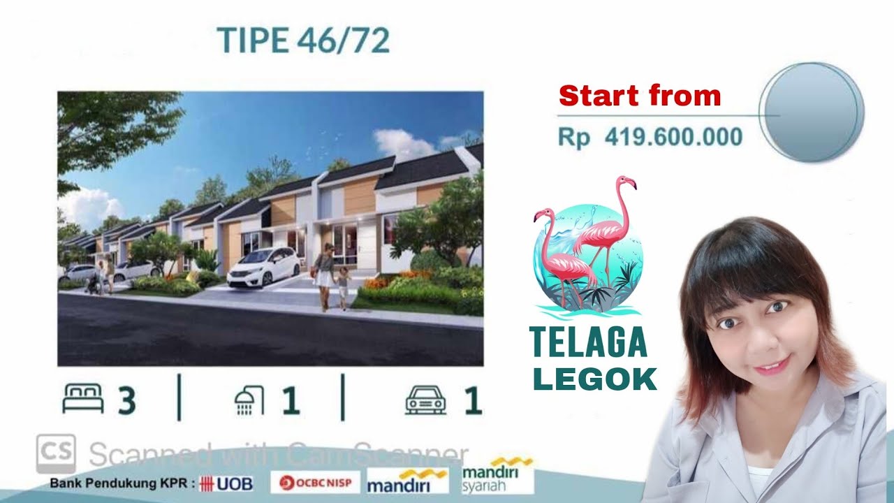Type 46/72 Telaga Legok Tangerang Rumah Murah 400jutaanby BSALand Tour Review Rumah Contoh