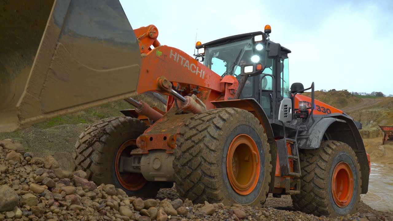 Hitachi læssemaskine ZW330-5B med god komfort