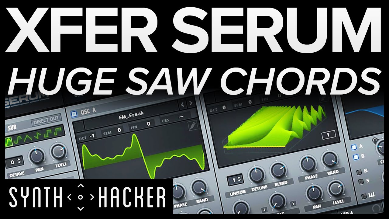 Serum Tutorial - Huge SAW CHORDS Like FLUME (EDM / Future Bass / Pop)