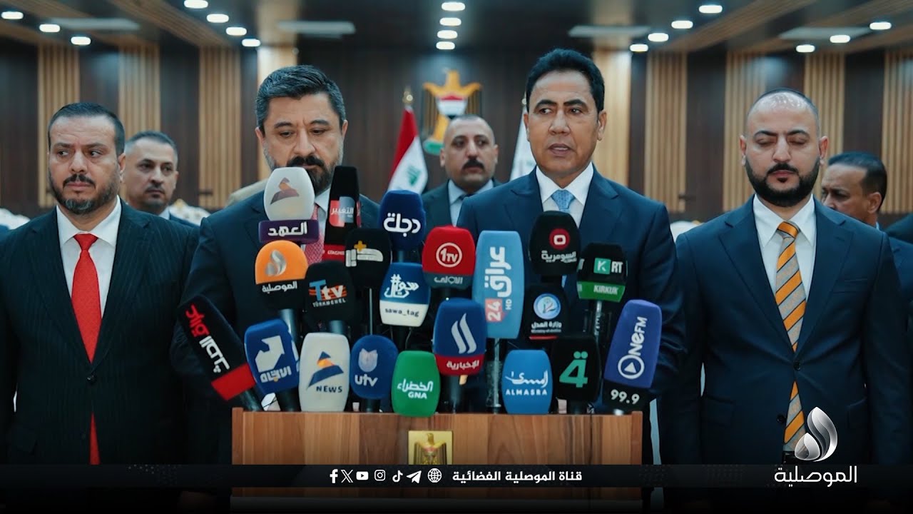 في مؤتمر صحفي مشترك.. محافظ نينوى يزف بشرى للأهالي بخصوص أراضي الجمعيات المزورة