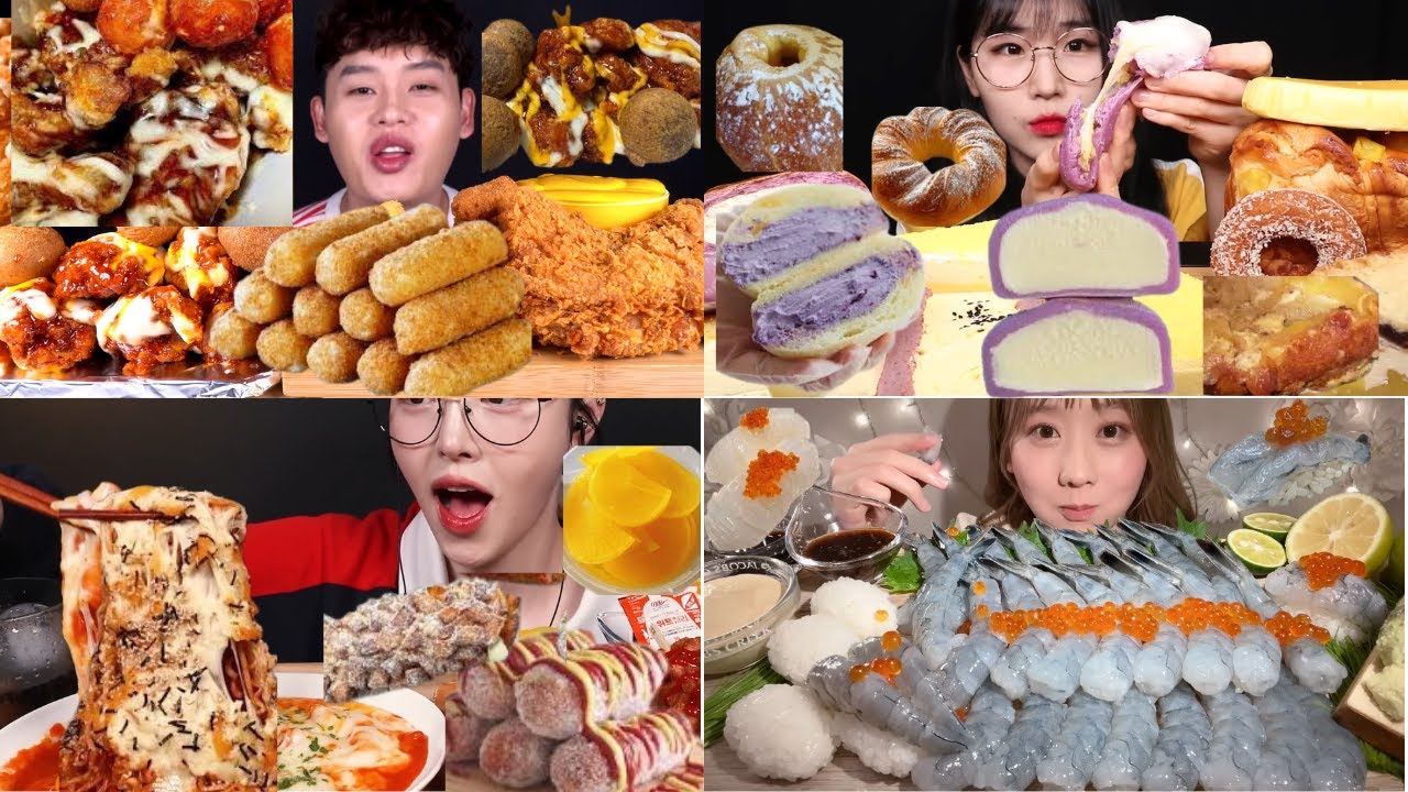 pop 5,12“ULTIMATE SEAFOOD FEAST 🦀 GIANT OYSTERS, HUGE SUSHI & EXTREME CRUNCH ASMR!”