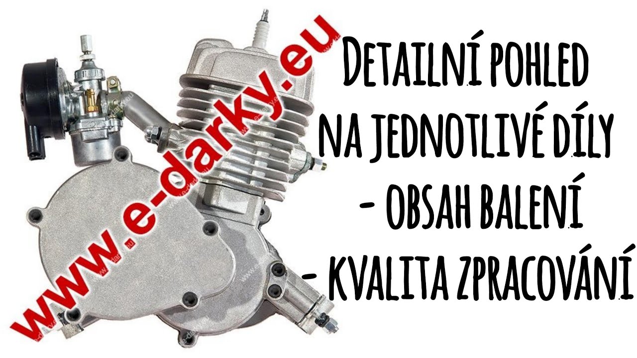 e-darky.eu | Motorový kit pro jízdní kolo | Detailní pohled | Kvalita dílů | První dojmy | 4k