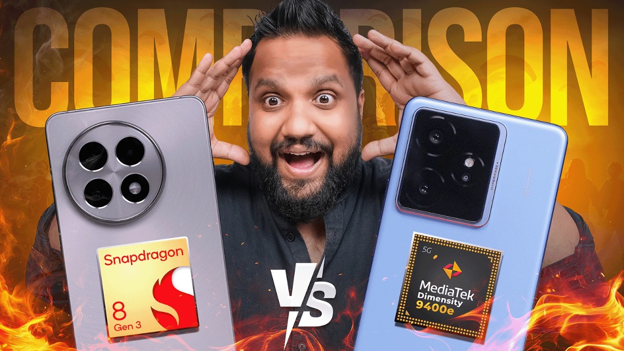 Dimensity 9400e Tested - Better Than Snapdragon 8 Gen 3? | Realme GT 7 vs OnePlus 13R