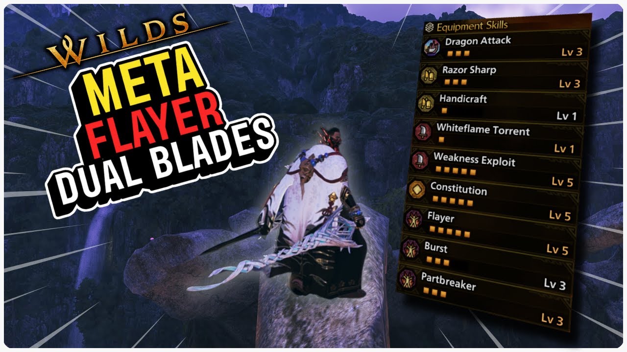 OFF-META FLAYER AND WHITEFLAME TORRENT ON DUAL BLADES IS INSANE in Monster Hunter Wilds!