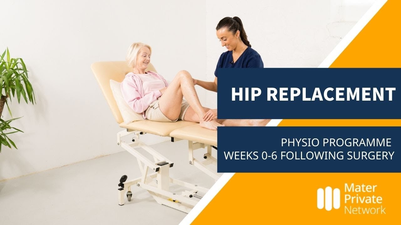 Hip Replacement I Physio Programme: Weeks 0-6 following surgery I Mater Private Network