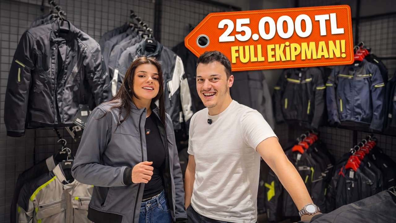 25.000 TL'ye FULL Motosiklet Ekipmanı Olur Mu ?!