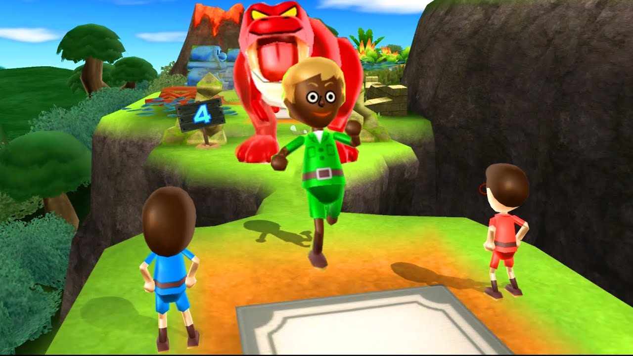 Wii Party Board Game Island 146 - Guest F Vs Hiromasa Vs Stephanie Vs Akira