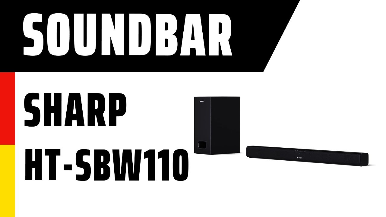 Soundbar Sharp HT-SBW110 | Deutsch