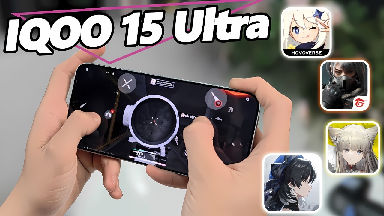 Test game Nặng IQOO 15 Ultra - VUA GAMING PHONE là đây: Trigger cảm ứng, Quạt tản nhiệt VÔ ĐỊCH!