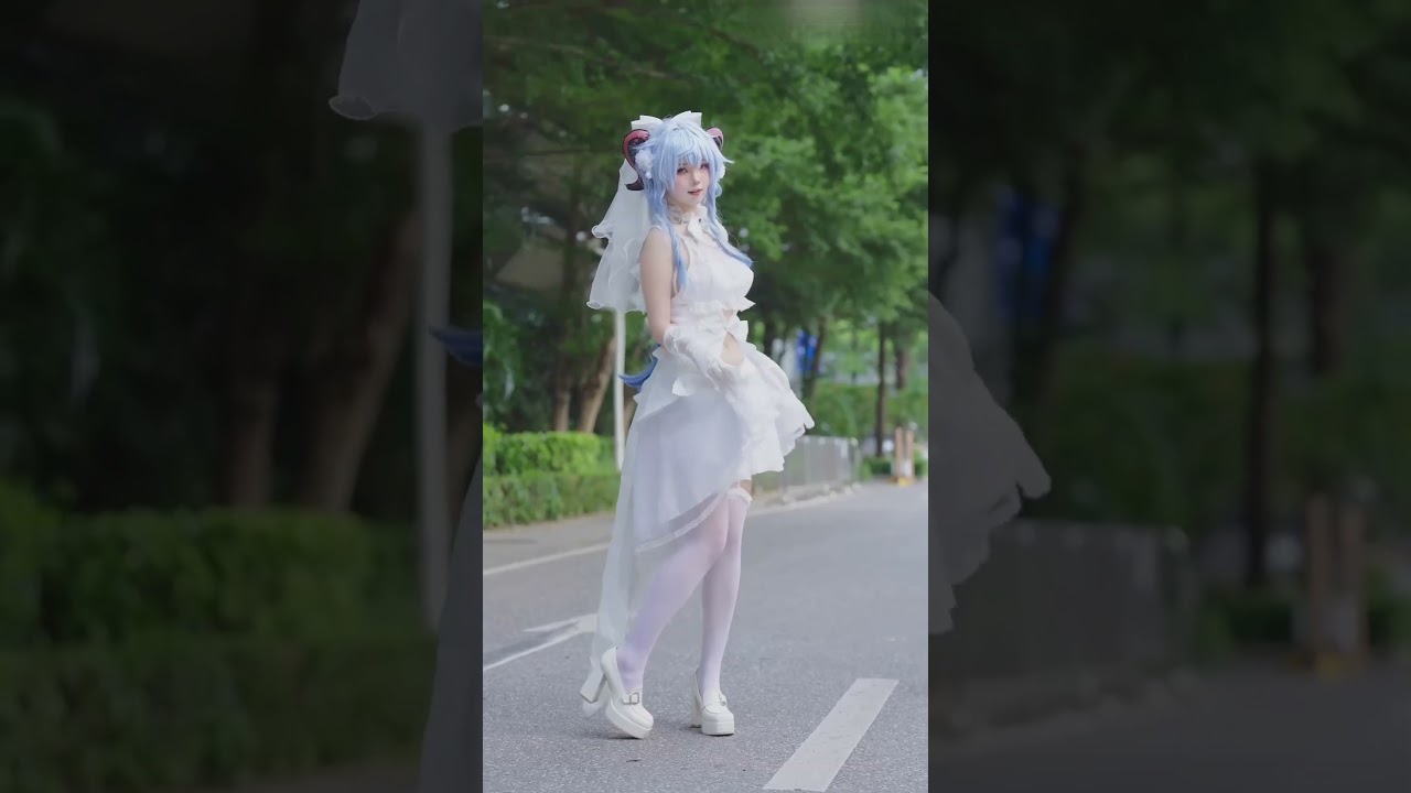 原神カンウ花嫁 #cosplay #原神 #甘雨 #コスプレ #コスプレ動画 #カンウ #甘雨 #ganyu