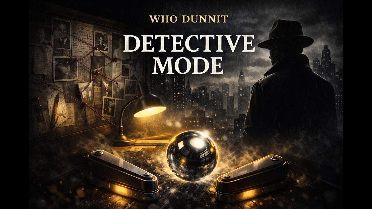 Who Dunnit Pinball VR | Complete Table Experience POV