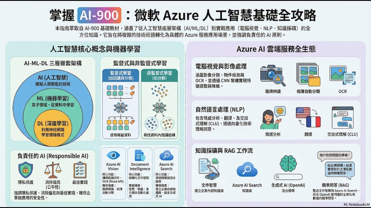 掌握AI-900：微軟Azure AI基礎全攻略之四