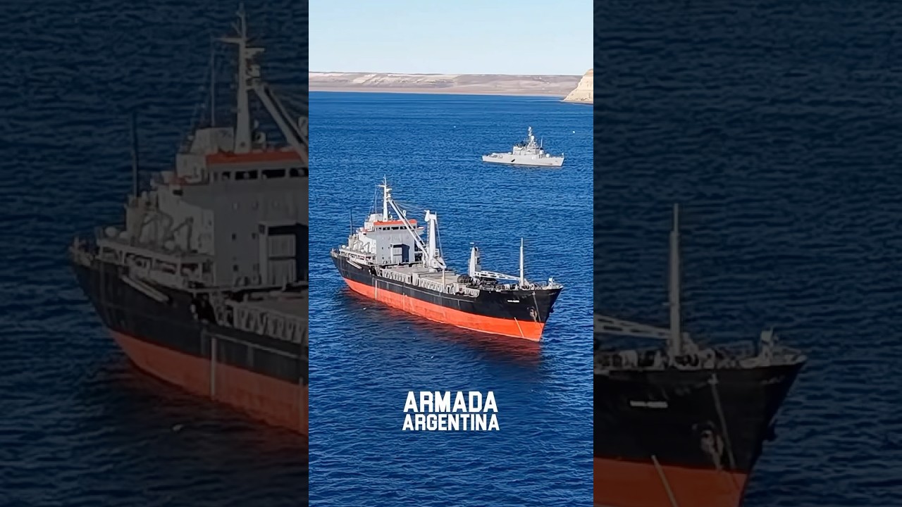 🇦🇷 Adiestramiento de la Armada frente a las costas de Puerto Madryn 