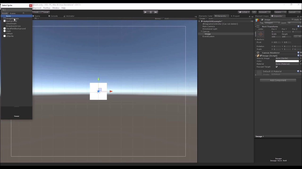 Panthea VS (visual scripting tool for Unity3D) Lesson 5: Unity GUI