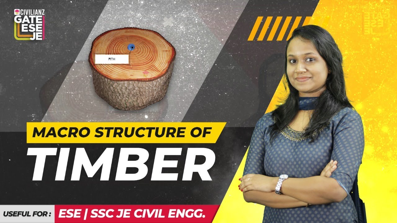 Macro-structure of Timber | Building Materials | JE | ESE #JUNIOR ENGINEER#ESE#GATE