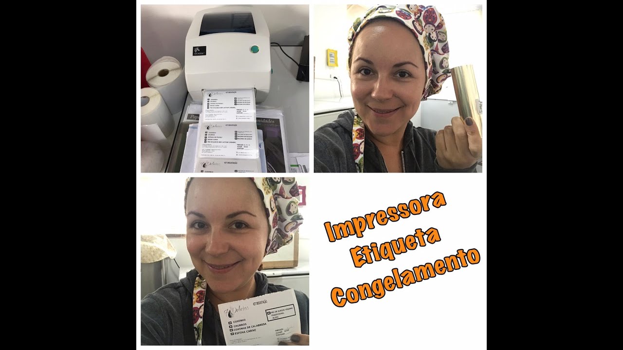 Etiqueta congelamento