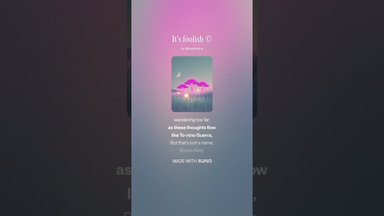 It&rsquo;s foolish &copy;