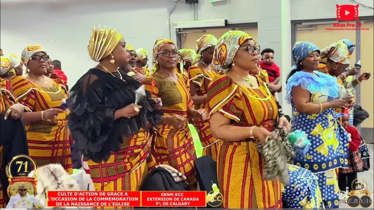 2eme Partie l'EBNM KCC Ext. de Canada: Culte Commemoratif du 71eme Anniversaire de l'Eglise
