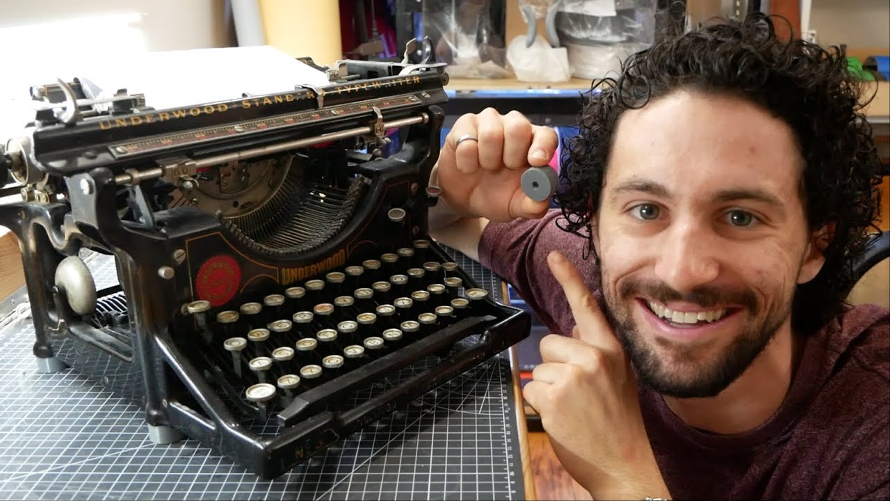 Fixing a 100-year-old typewriter with 3D printing