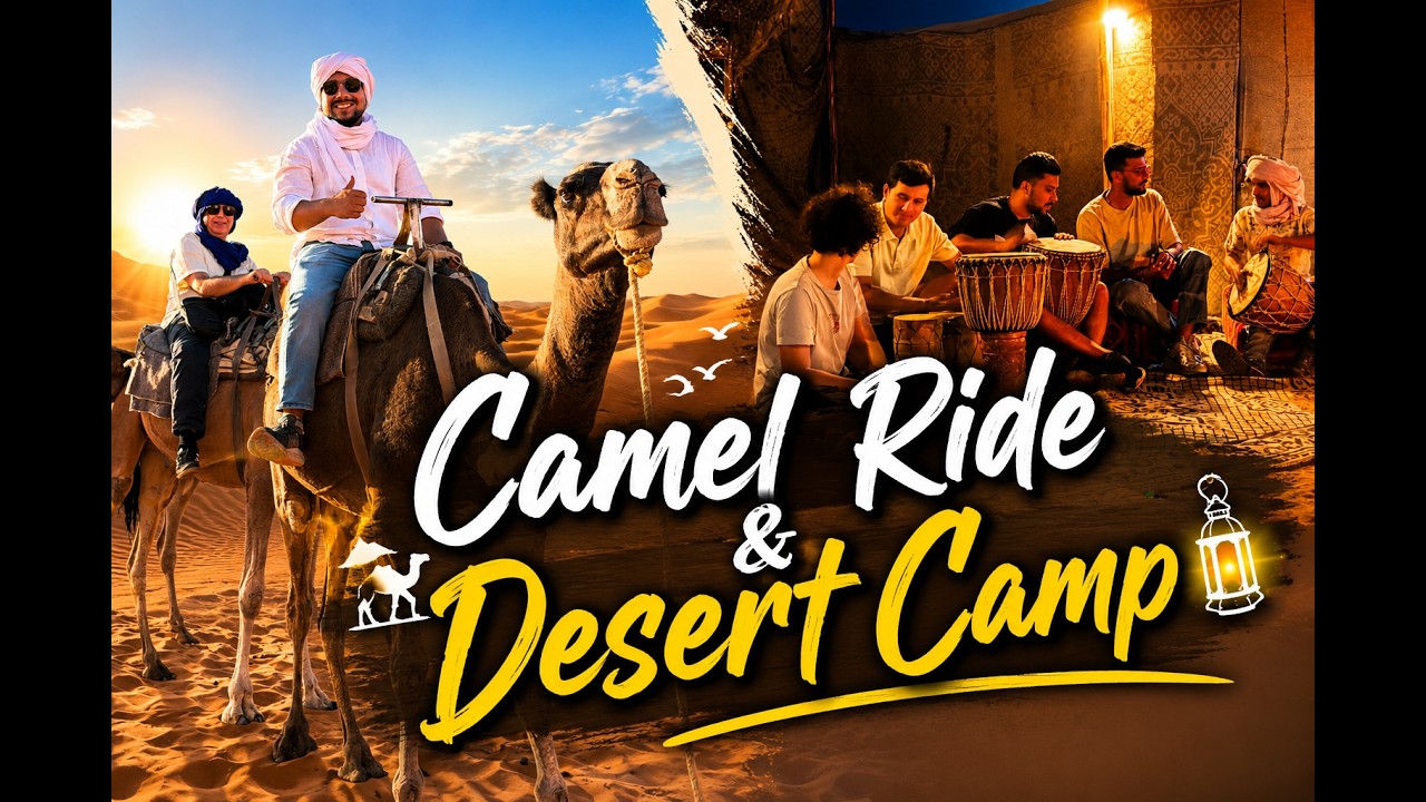 Morocco Trip 🇲🇦 Part 2 | Valley of Roses 🌹 to Sahara Desert 🏜️ | Camel Ride & Desert Camp