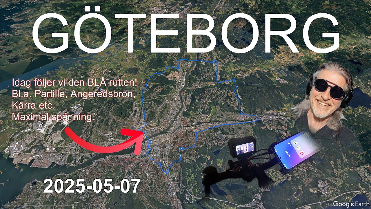 En SUPERSP&Auml;NNANDE CYKELTUR runt G&Ouml;TEBORG, maj m&aring;nad 2025!      ENJOY!