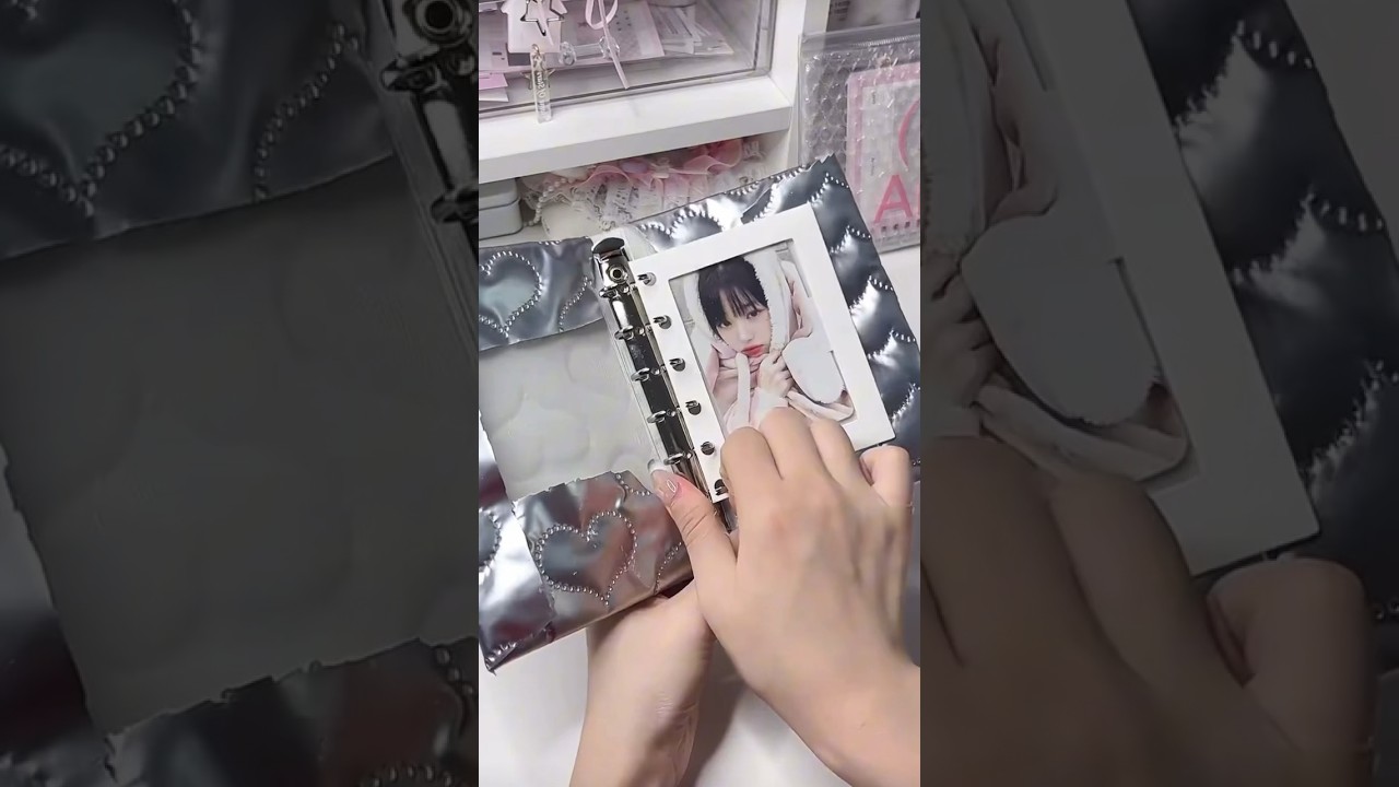 kpop photocard binder 🌔 #kpop #shorts