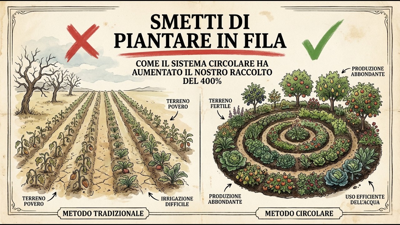 Smetti di piantare in file: come il “Circle System” ha aumentato il nostro raccolto del 400%