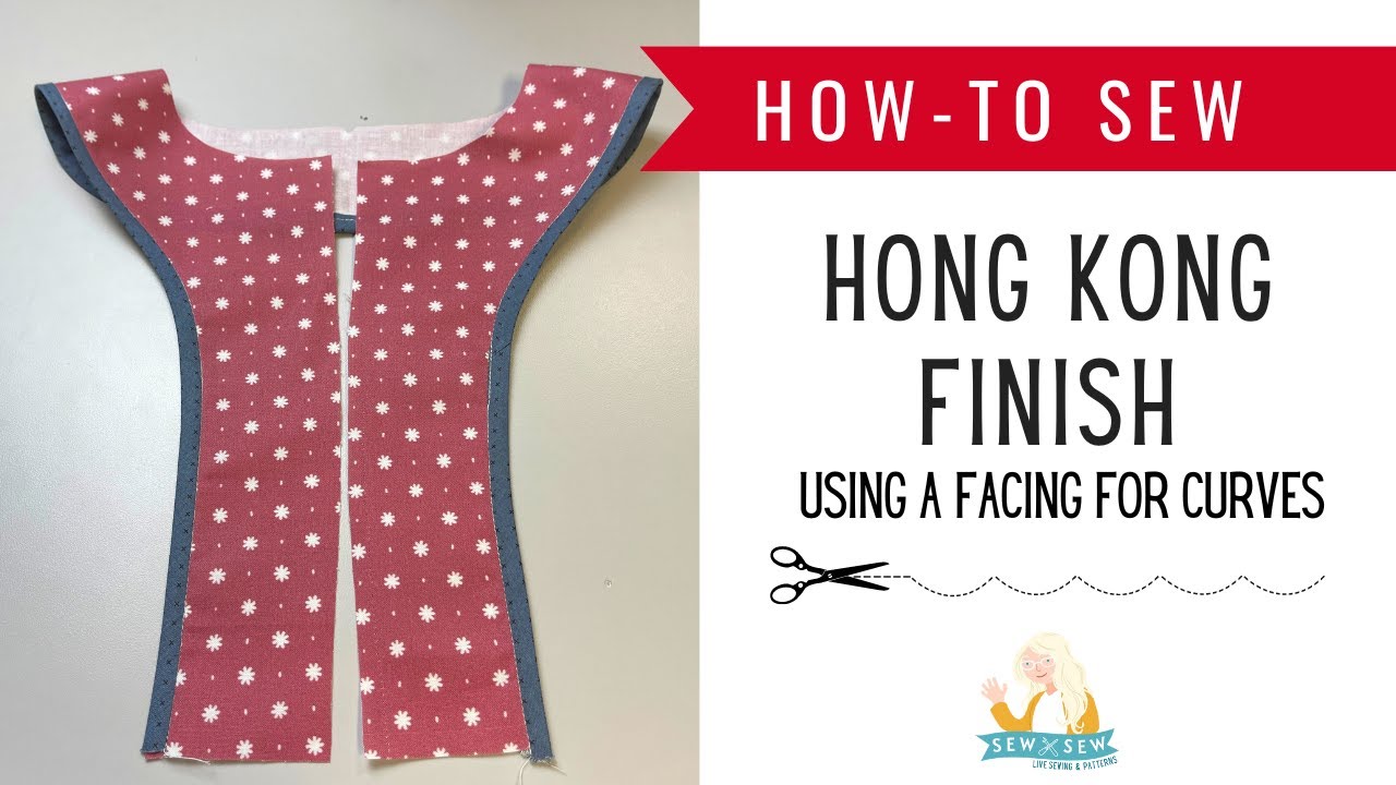 How to Sew Hong Kong Finish on Curves