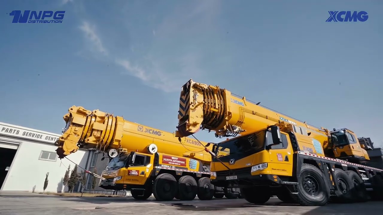 Xcmg Xca 300 and Xca 900 Автокраны