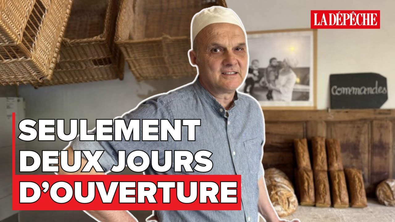 Tarbes : ce boulanger n’ouvre que deux jours par semaine pour vendre son pain au levain
