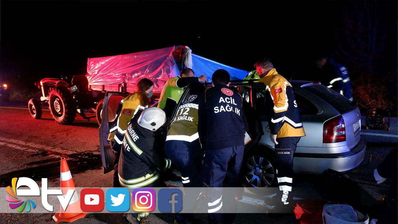 EDİRNE’DE FECİ KAZA: 1 ÖLÜ, 1 YARALI