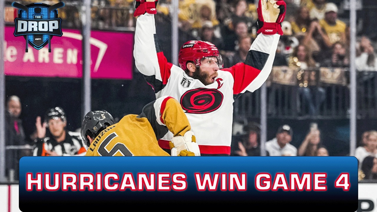 Stanley Cup Final Game 4: Hurricanes Strike Back Against Golden Knights | The Drop