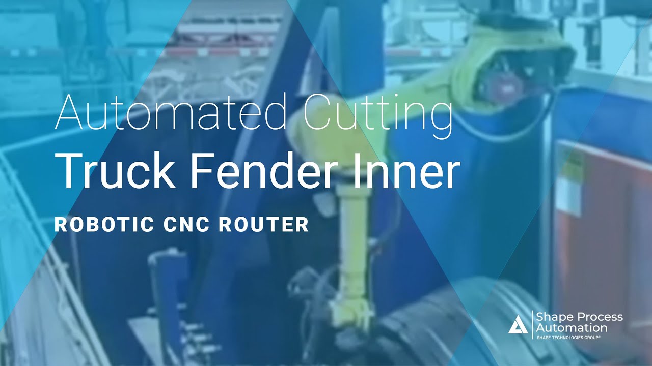 Robotic CNC Router Episode 14: Automated Router Cutting & Router Trimming Truck Fender Inner - SPA