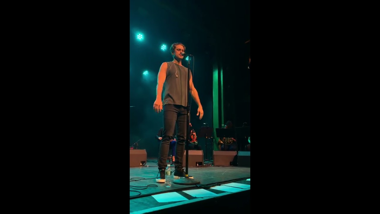 Aaron Tveit at Webster Hall - Slide (James Bay) [ft. Steven Booth and Lianah]