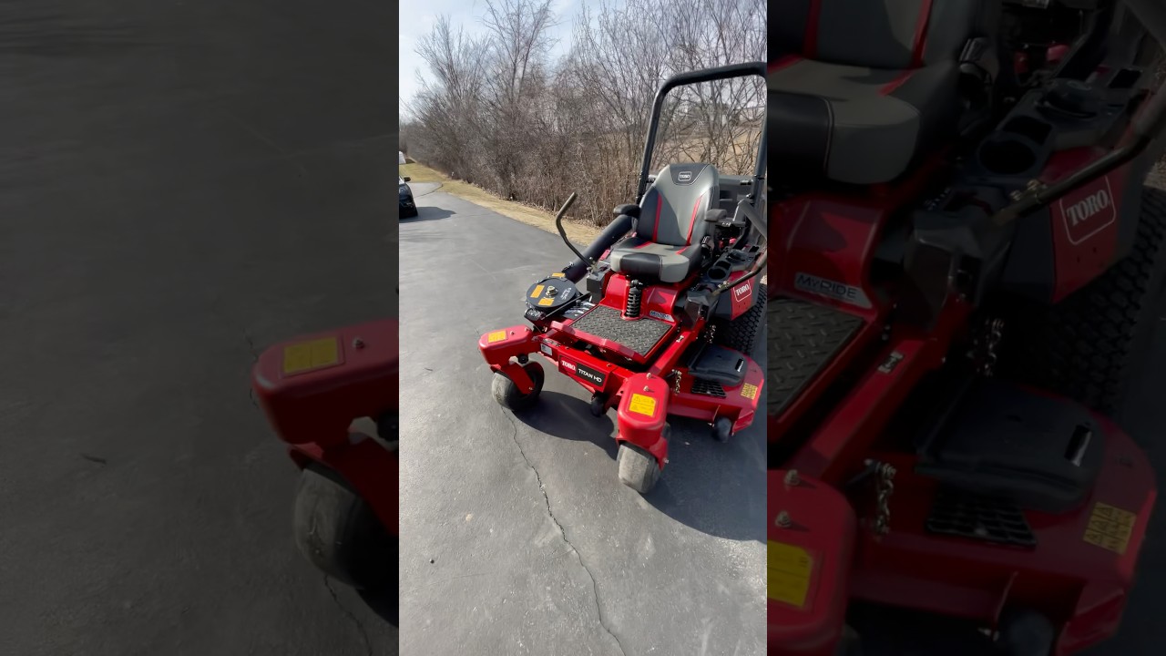 Toro titan hd 2000 zero turn mower.