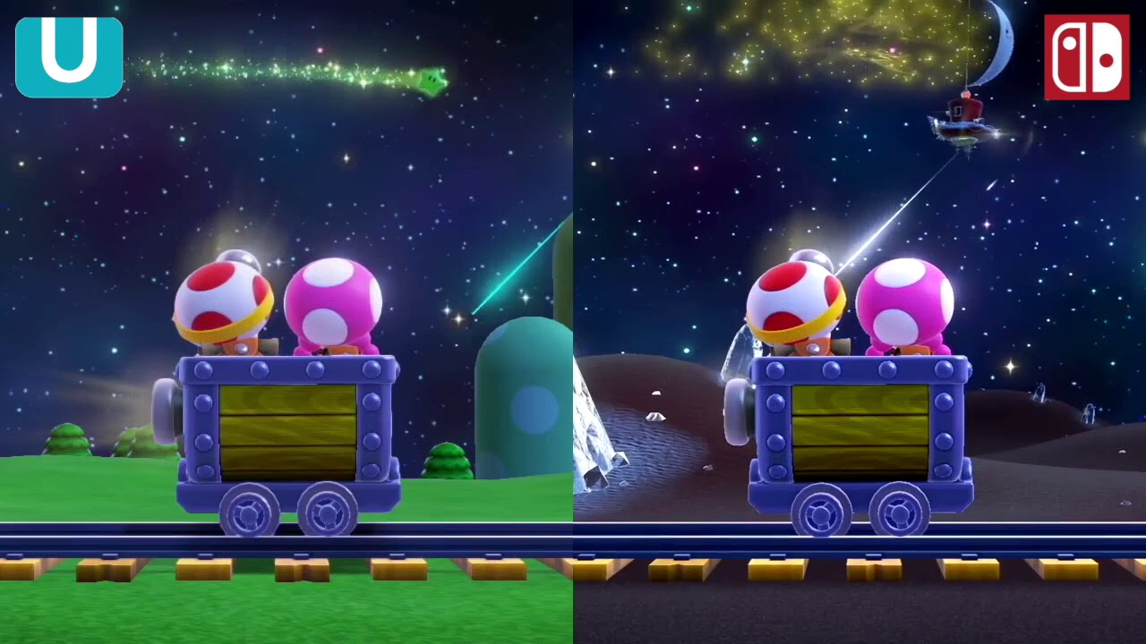 Captain Toad: Treasure Tracker - Switch Ending VS. Wii U Ending (Comparison)
