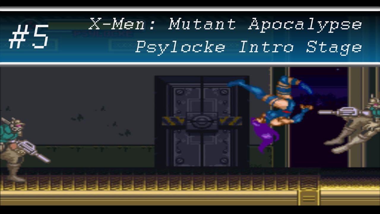 X-Men: Mutant Apocalypse Perfect Run - Psylocke Intro Stage