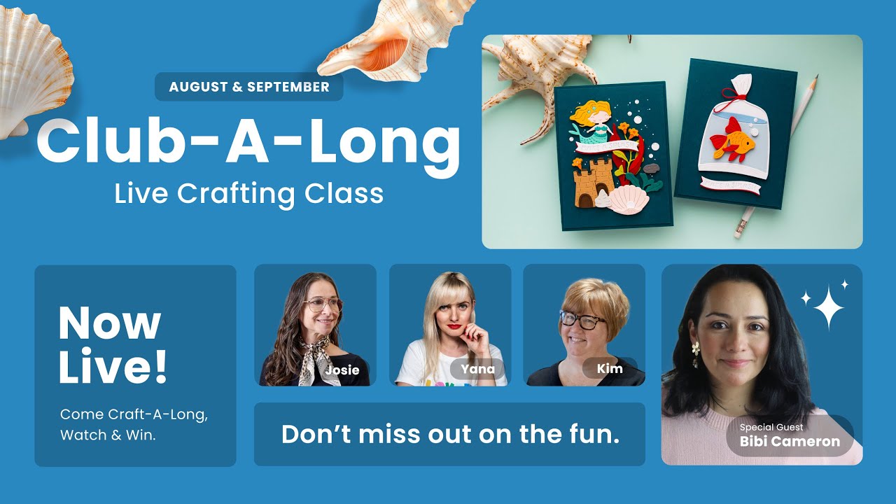 August & September Club-a-Long Crafting Class | 