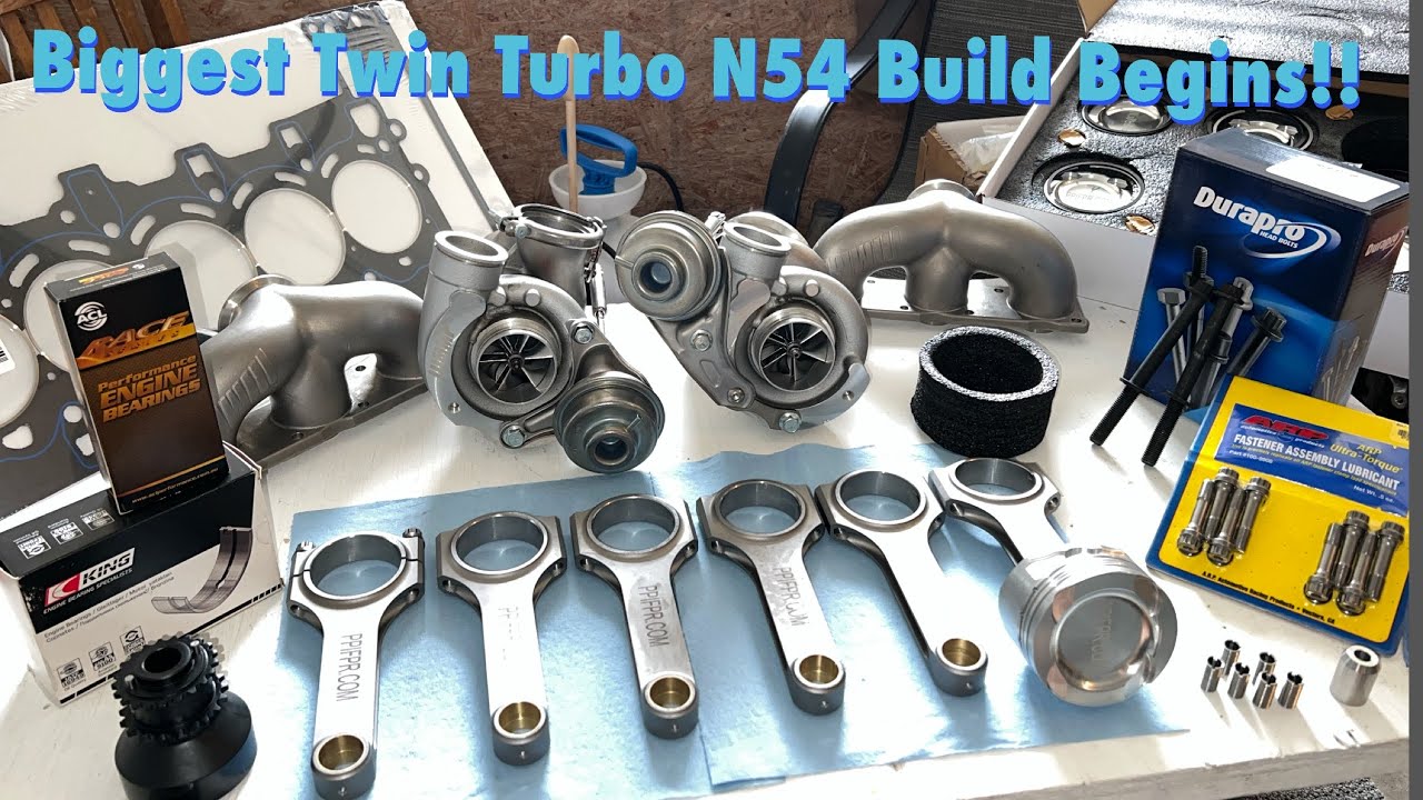 BUILDING MY N54 MOTOR - PART 1!!