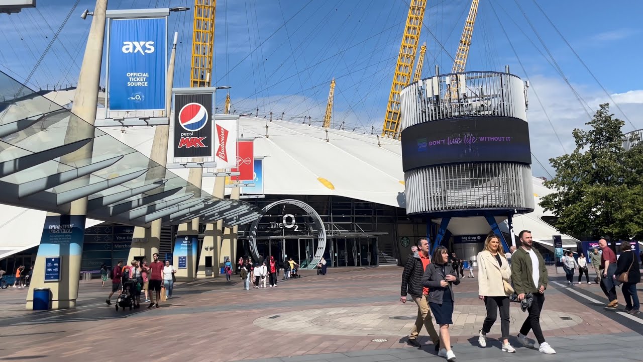 The O2 Arena London 🇬🇧 peninsula square SE10 Walk