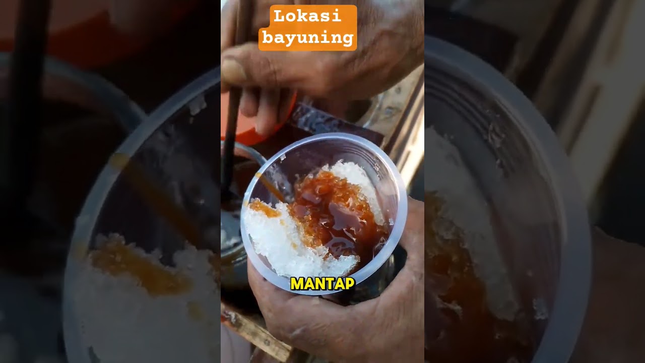 jualan es cuing istiqomah dah 20 tahun tetap ga ganti ganti