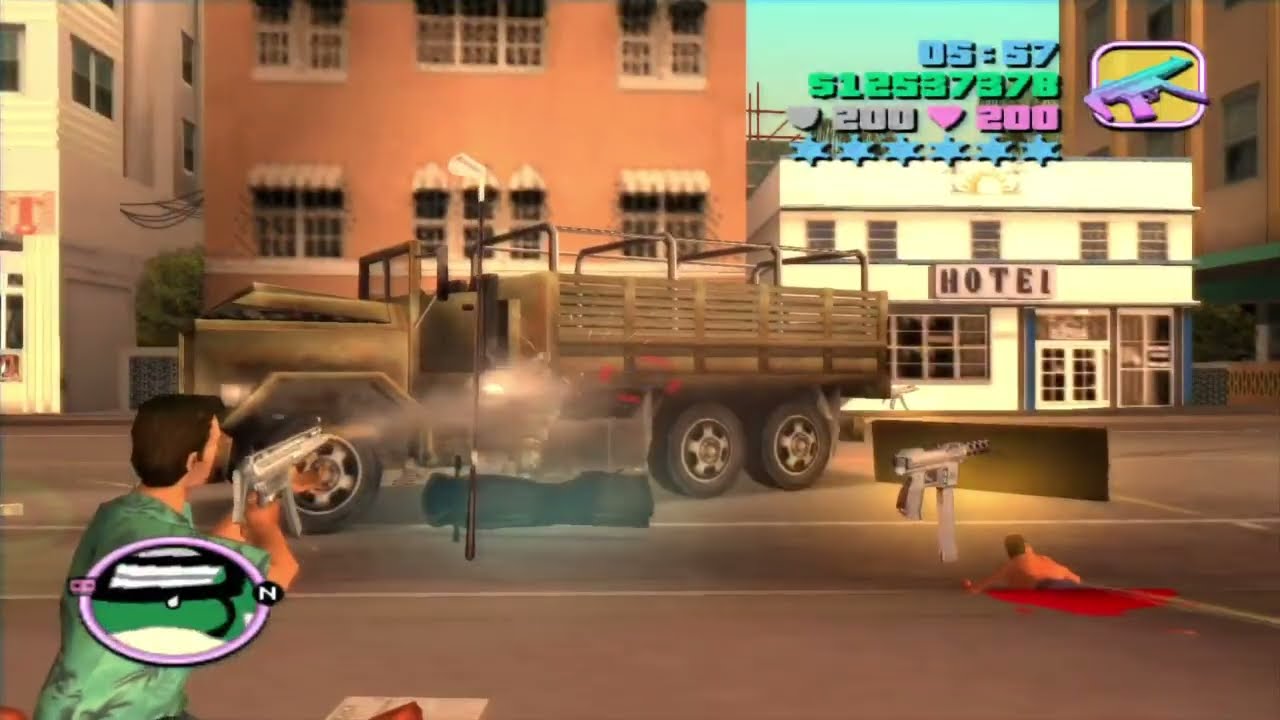 GTA Vice city: Tommy Vercetti rampage