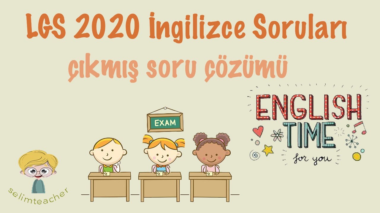 2020 LGS İngilizce Soruları ve Çözümleri