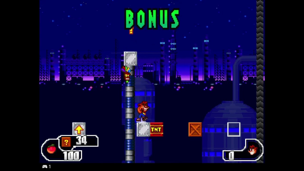 Act 2 Crystal, 2 Gems, Platinum relic - airumu's Crash X Sonic: Warped Realms